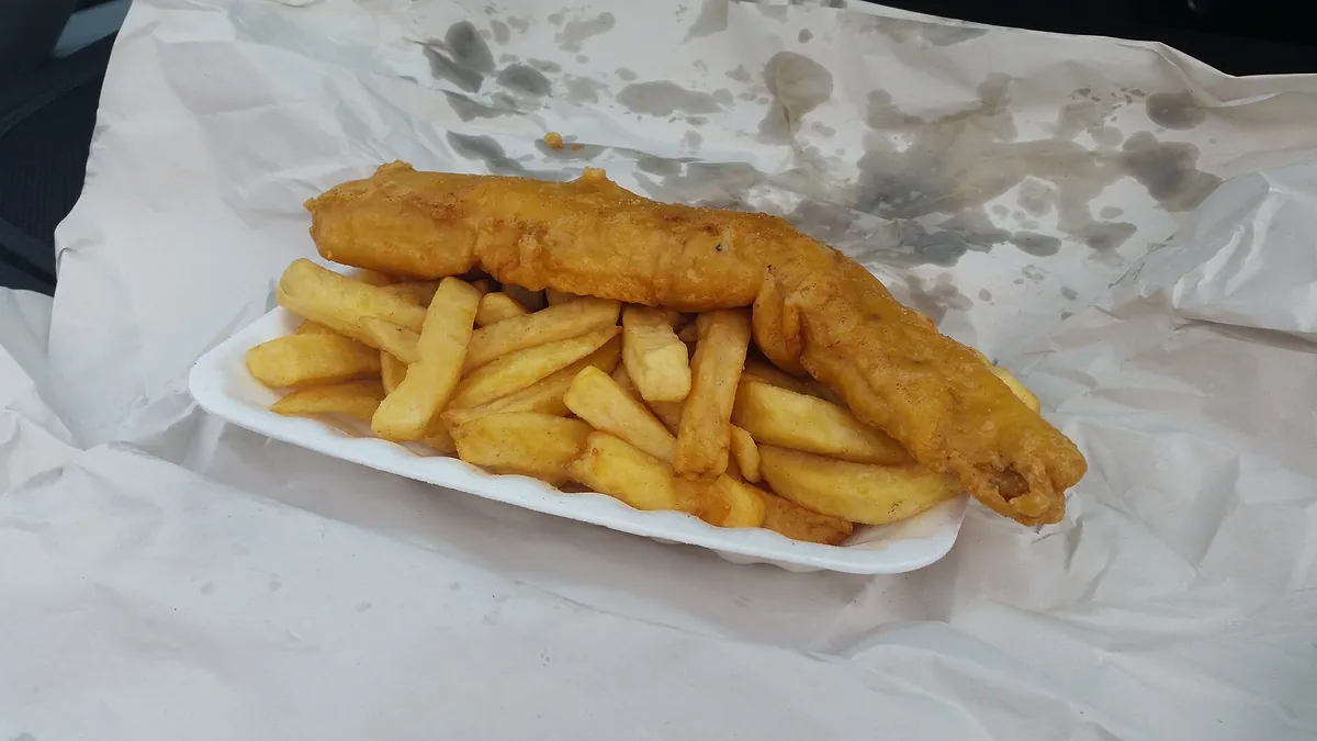 Fish & Chips food typical of Macari's